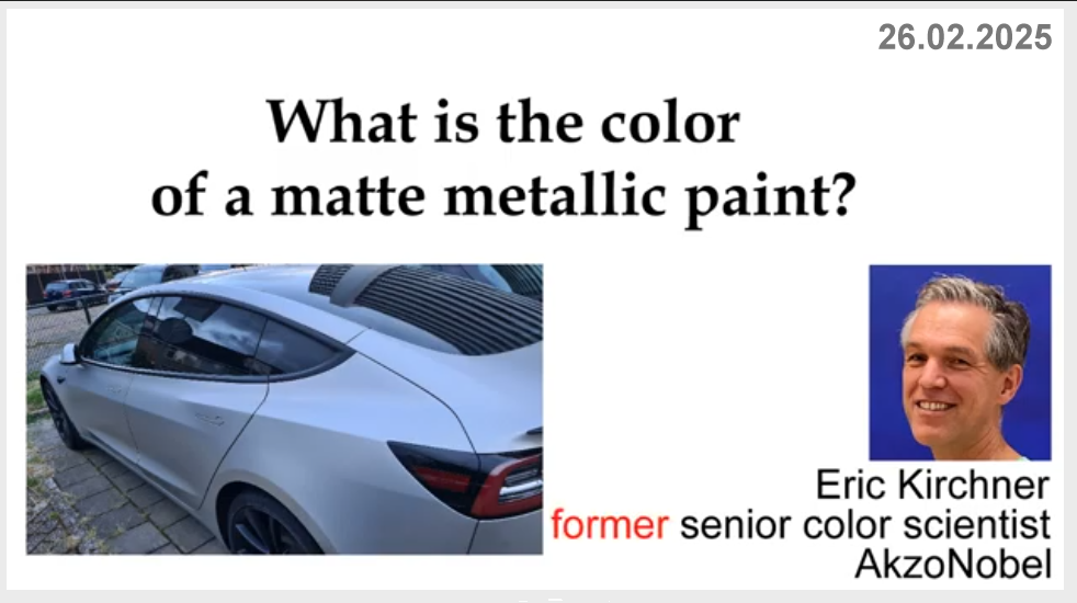 26.02.2025 What is the color of a matte metallic paint?