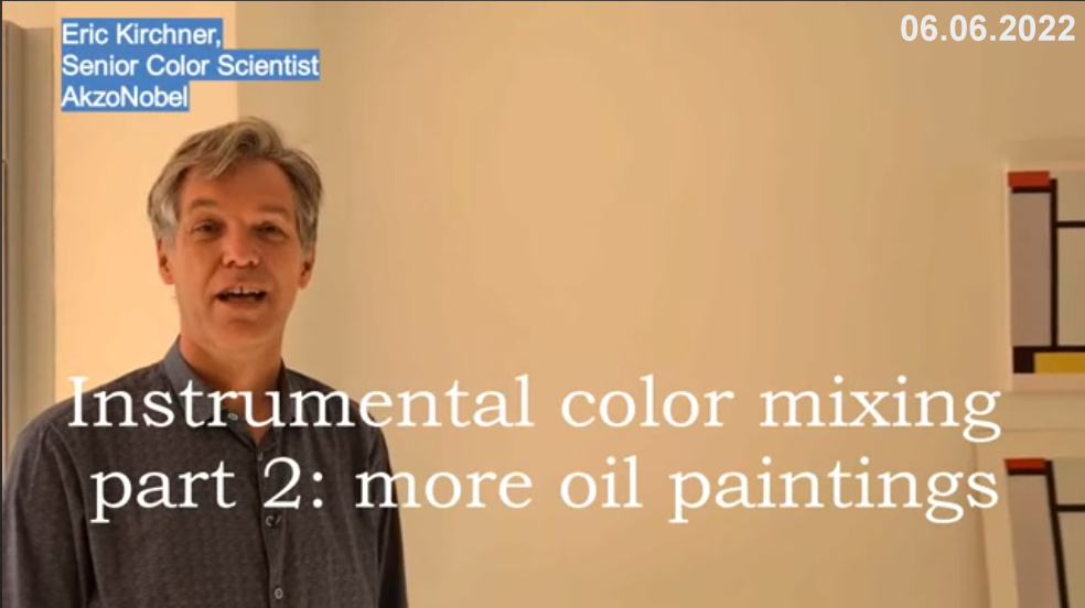 06.06.2022 Instrumental color mixing for oil paints part 2
