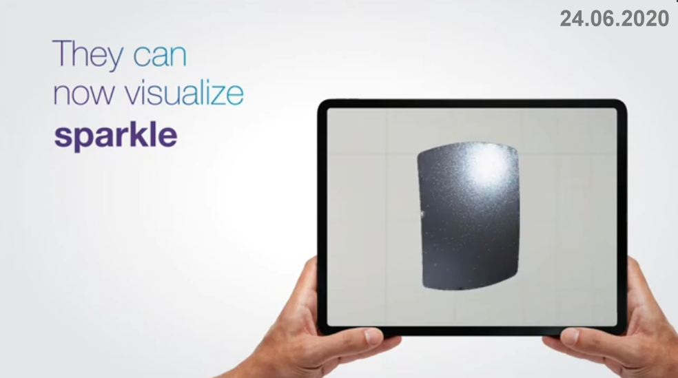 24.06.2020 Accurate 3D visualization of color and sparkle