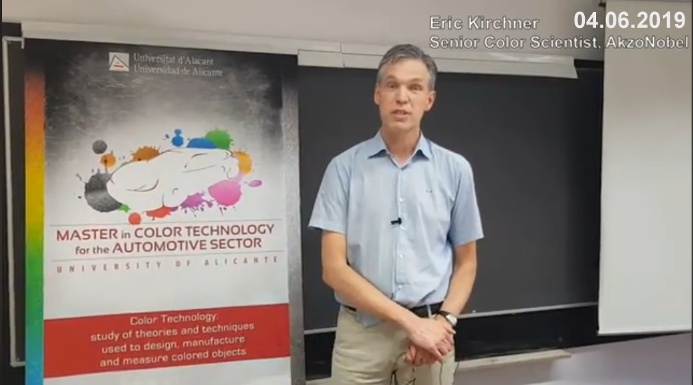 04.06.2019 Lectures on Advanced Colorimetry at University of Alicante