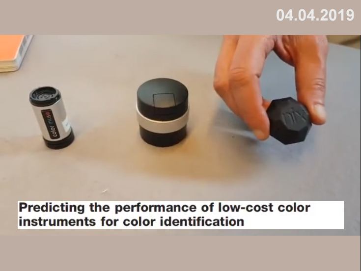 04.04.2019 Low-cost color instrument: How good are they really?