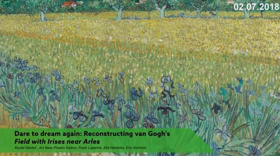 02.07.2018 Digitally reconstructing the original colors in Van Gogh's Field with Irises near Arles