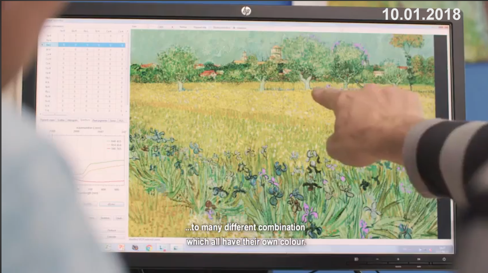 10.01.2018 How to digitally reconstruct Van Gogh's original colors in Field with Irises near Arles