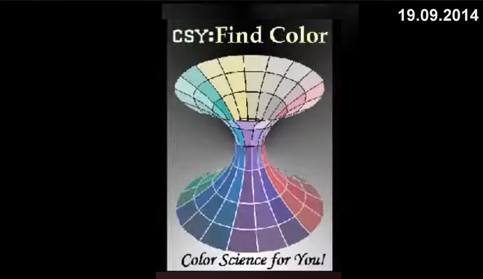 19.09.2014 Demonstrating my first app that uses a low-cost color instrument to search colors in a database