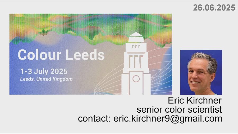 03.07.2025 Are Color, Gloss and Sparkle for metallic paints indepent? Presentation at Color Networking event in Leeds